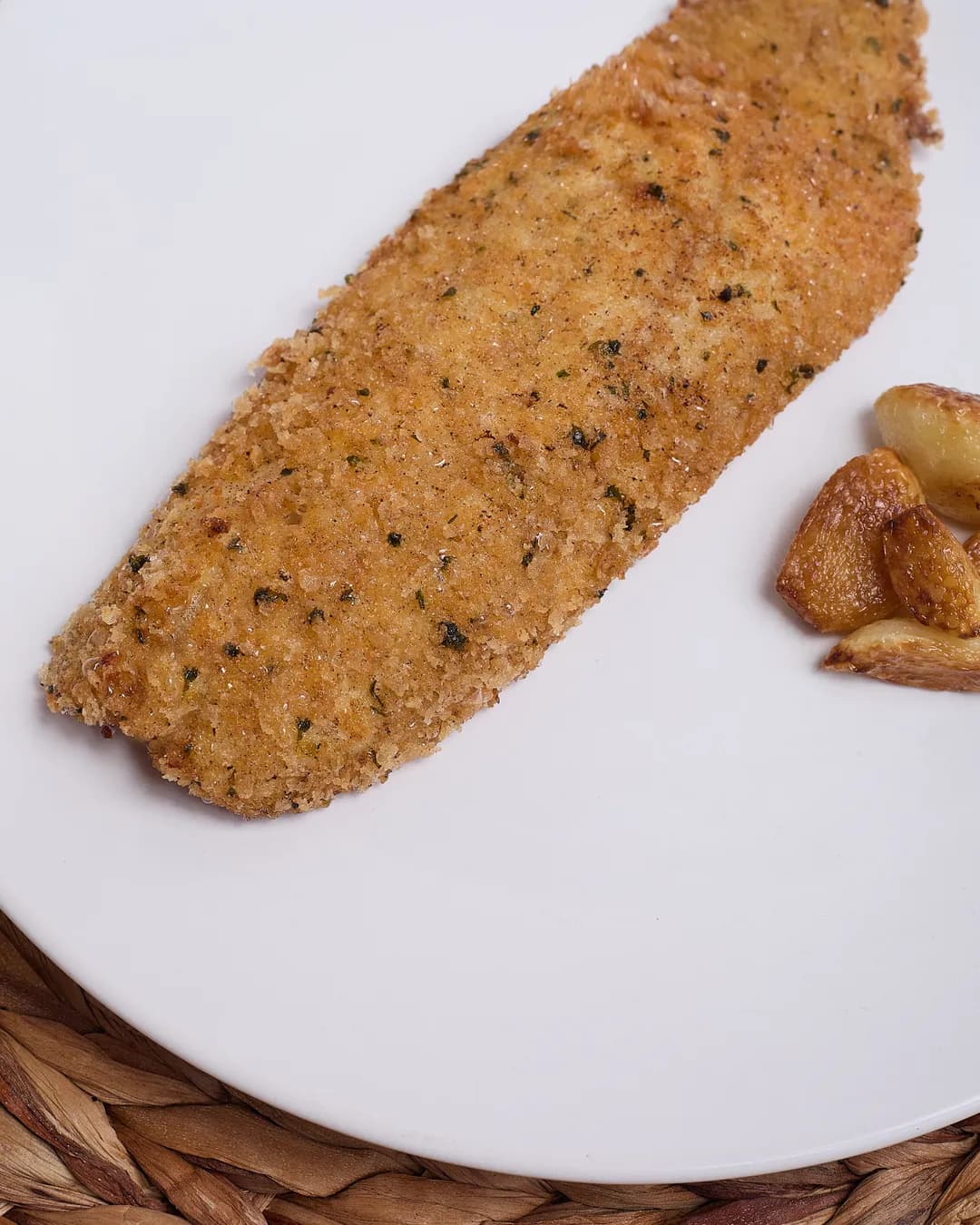 Prato pronto: Filé de Peixe Empanado